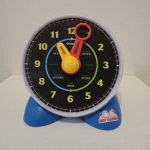Best‎ Learning/Kids Educational Clock Toy - Blue and Yellow